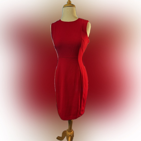 Calvin Klein Red Dress - Picture 1 of 7